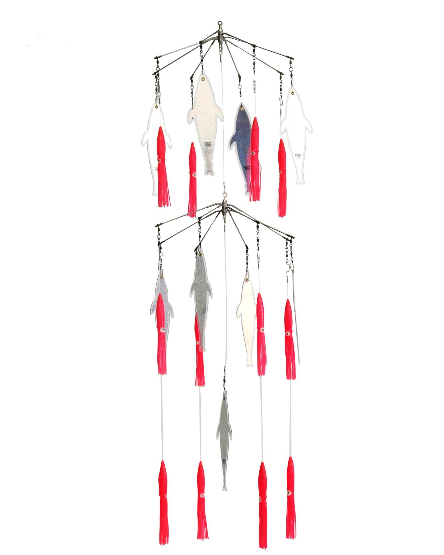 Squid Bait & Holographic Fish Two Tier Dredge