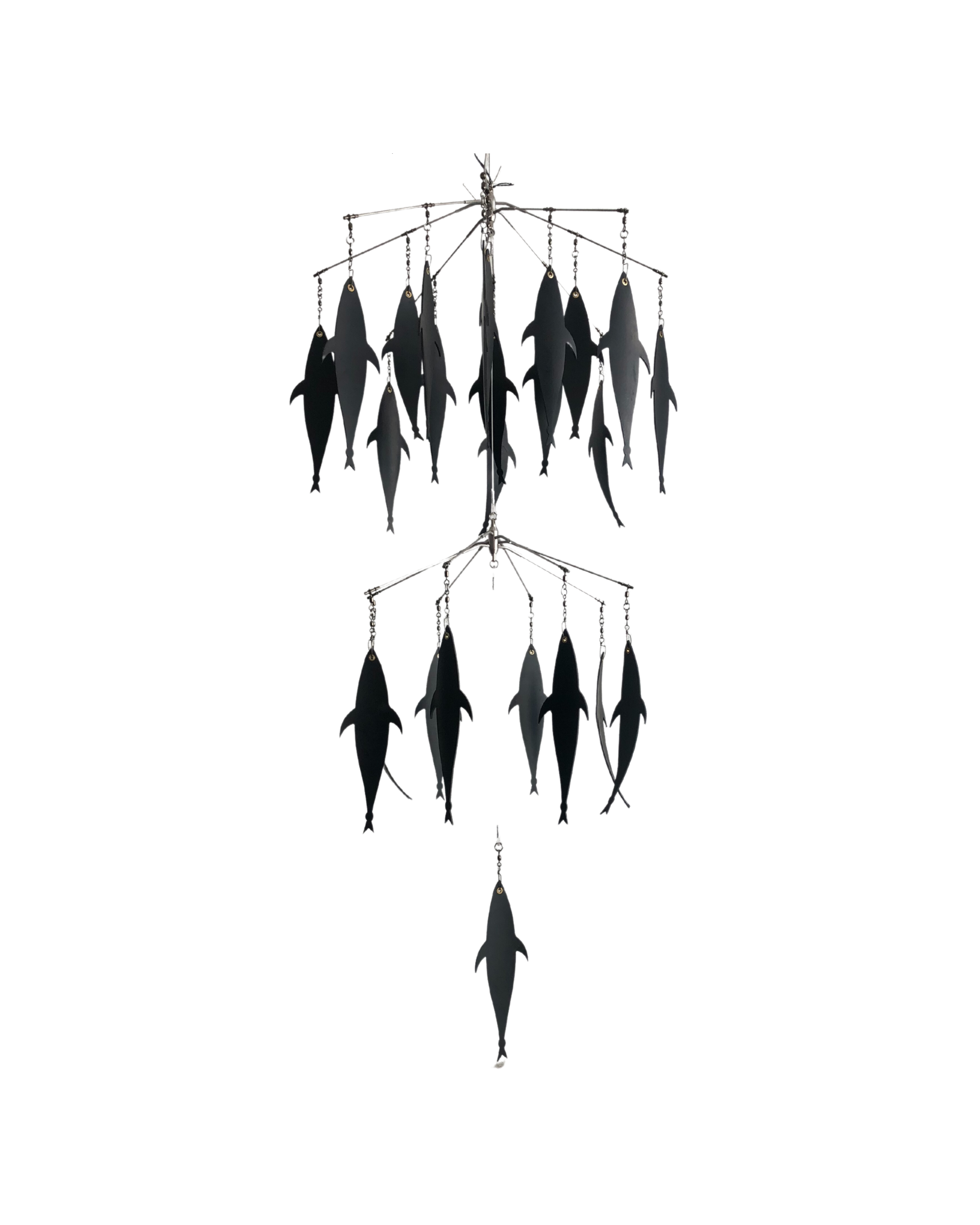 Black Rubber Fish Two Tier Dredge - 25 fish – Exetackle